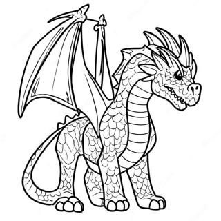 Dnd Dragon Coloring Page 4011-3373