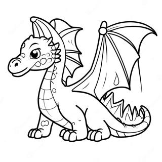 Dnd Dragon Coloring Page 4011-3374