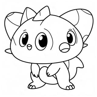 Cute Fusion Pokemon Coloring Page 40133-32225