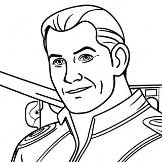 Adventurous Movie Hero Coloring Page 40143-32245