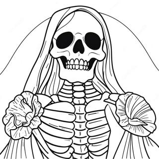 Death Themed Coloring Page 40162-32242