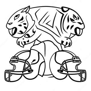 Cincinnati Bengals Logo Coloring Page 40172-32250