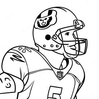 Cincinnati Bengals Player In Action Coloring Page 40173-32257