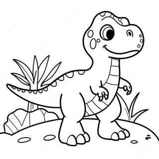 Cute Baby T Rex Coloring Page 40193-32284