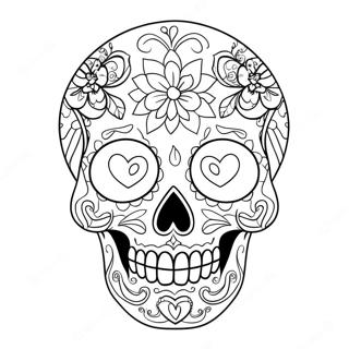 Day Of The Dead Coloring Pages