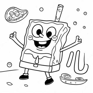 High Spongebob Coloring Page 40212-32291