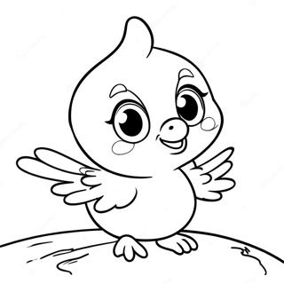 Tweety Bird Coloring Page 4021-3341