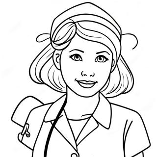 Nurse For Adults Coloring Pages