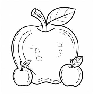 A Is For Apple Coloring Page 40252-32319