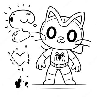 Spiderman Hello Kitty Coloring Page 40272-32343