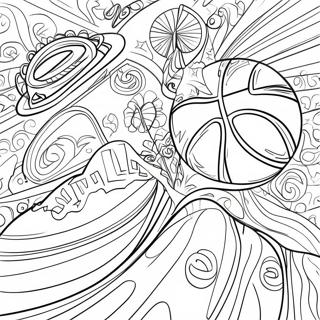 Basketball Coloring Page 40282-32339