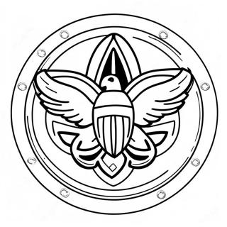 Boy Scouts Logo Coloring Page 40332-32379