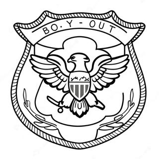 Boy Scouts Logo Coloring Page 40332-32380