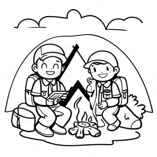 Boy Scouts Coloring Pages