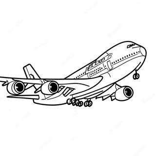 Airbus Coloring Pages