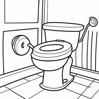 Toilet Coloring Page 40352-32390