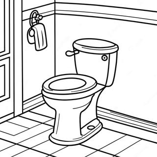 Toilet Coloring Page 40352-32392