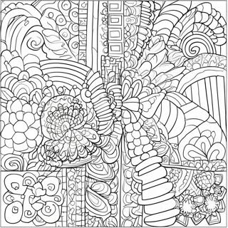 Colorful Rectangle Patterns Coloring Page 40363-32400