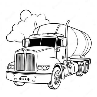 Tanker Truck Coloring Page 40372-32404