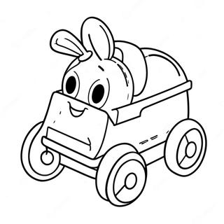 Colorful Push And Pull Toy Coloring Page 40383-32422