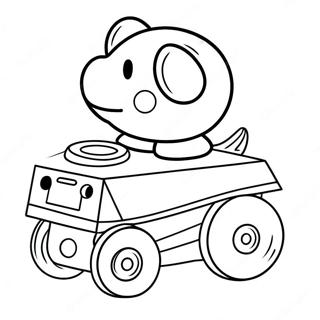 Colorful Push And Pull Toy Coloring Page 40383-32423