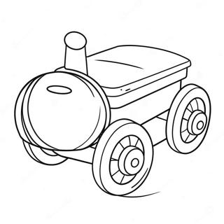 Colorful Push And Pull Toy Coloring Page 40383-32424