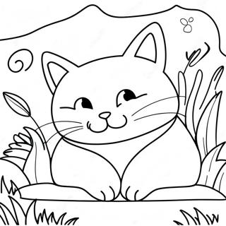 Catnap Coloring Pages