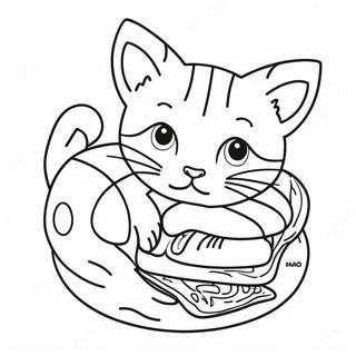 Catnap Coloring Page 4041-3318