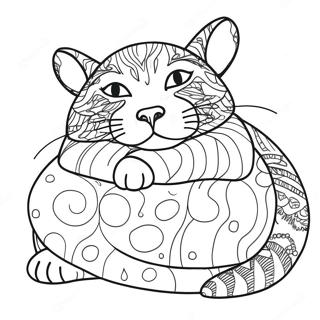 Catnap Coloring Page 4041-3320