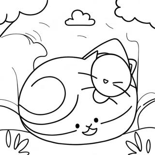 Catnap Coloring Page 4041-3354