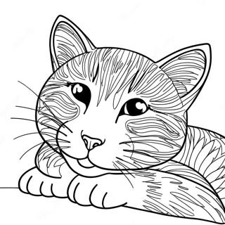 Catnap Coloring Page 4041-3356