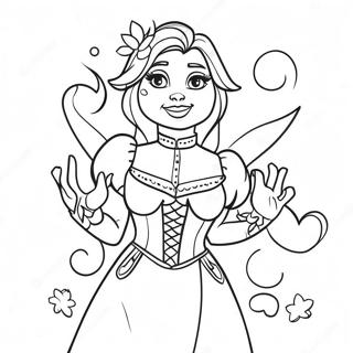 Mal Evie Descendants 3 Coloring Pages