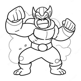 Machamp Coloring Pages