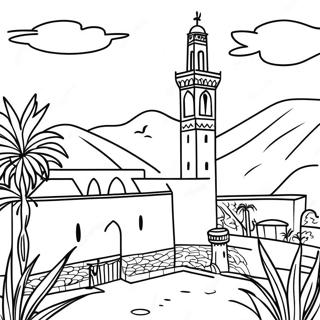 Morocco Coloring Pages