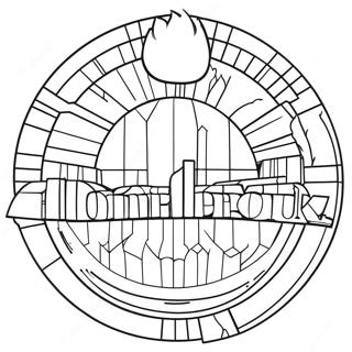 Home Depot Logo Coloring Page 40482-32494