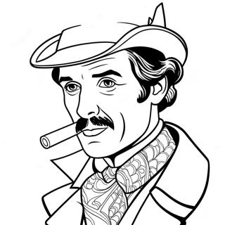 Sherlock Holmes Coloring Pages