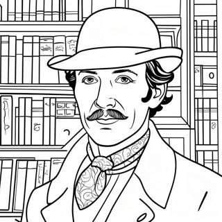 Sherlock Holmes Coloring Page 40502-32507