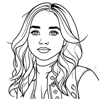 Sabrina Carpenter Coloring Pages