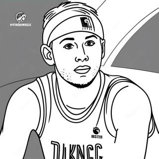 Luka Doncic Coloring Pages