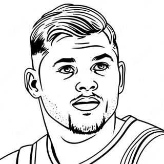 Luka Doncic Coloring Page 40542-32544