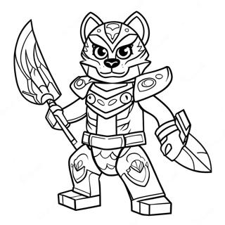 Lego Chima Fierce Animal Warriors Coloring Page 40553-32556