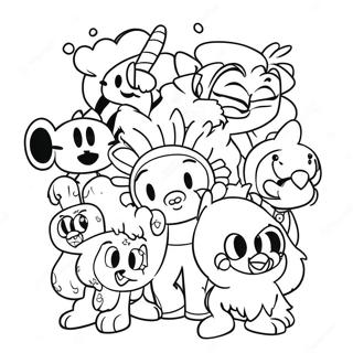 80s Cartoon Coloring Pages