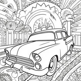 Old School Chicano Art Coloring Page 40582-32574