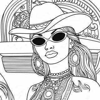 Old School Chicano Art Coloring Page 40582-32575