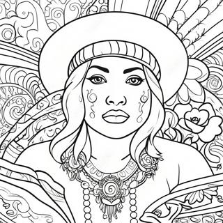 Old School Chicano Art Coloring Page 40582-32576