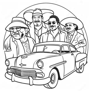 Classic Chicano Culture Coloring Page 40583-32577