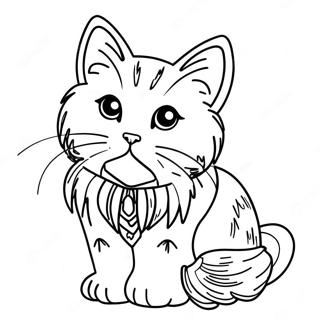 Ragdoll Cat Coloring Page 40592-32584