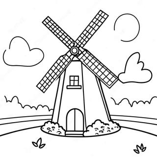 Windmill Coloring Page 40602-32591