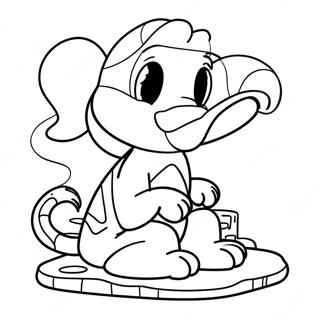 Hooky Coloring Pages