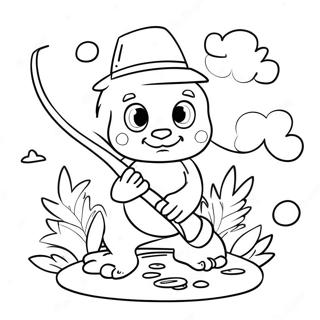 Hooky Coloring Page 40612-32600